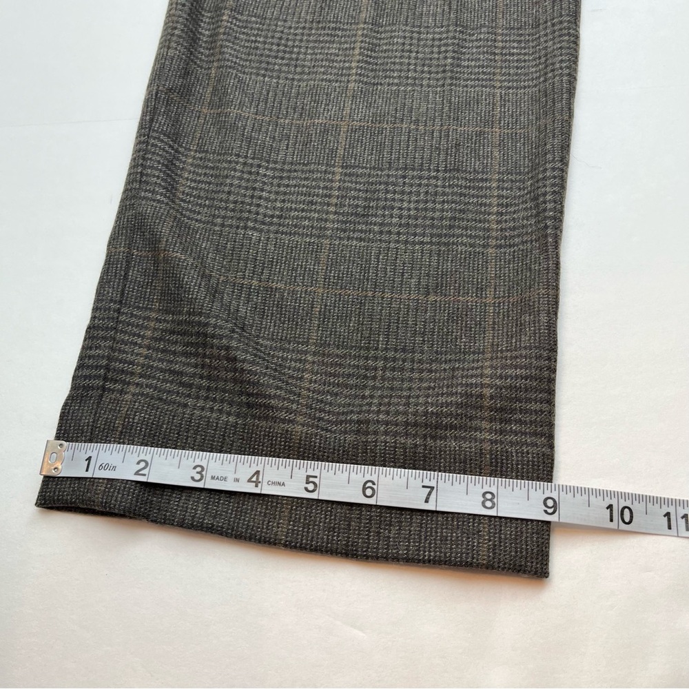A.L.C. Franklin Tailored Crop Pant Charcoal Grey Gray Multi Wool Blend SZ 2 NEW - Picture 13 of 15